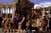 Julius Schnorr von Carolsfeld The Wedding Feast at Cana painting